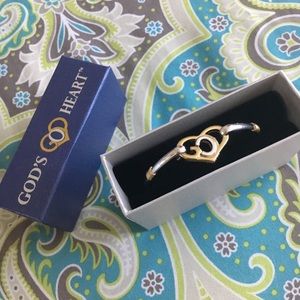 God’s Heart Bangle Bracelet